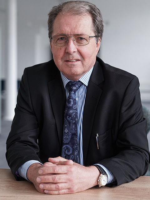 Portrait photograph of Visiting Professor, Gordon Finlay